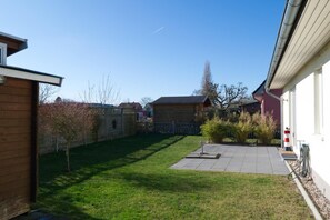 Garten vom Ferienhaus in Landkirchen auf Fehmarn