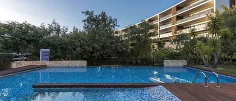 Swimming pool in the garden