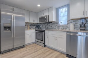 Fully Stocked Kitchen with Keurig, Toaster, Blender, State of the Art Cookware