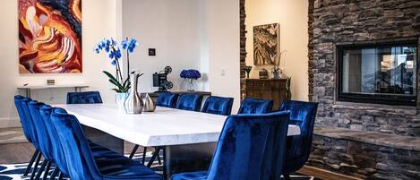 Entertain friends & family in the formal dining area, seats up to 12