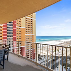 Furnished Balcony with Gulf View