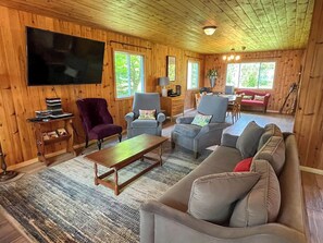 Sink into comfort in our cozy living room