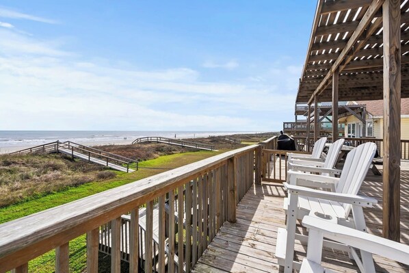 Such a lovely view from the deck