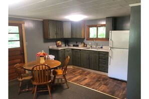 Entry view of the open floor plan. 