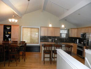 kitchen and dining room, seats 13