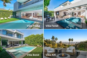 LuxJB Mansions & Villas: All within a 3-10 minute distance of each other.