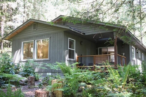Cottage, House, Tree, Cabin, Nature