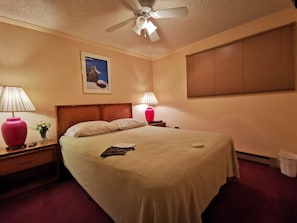 Comfortable bedroom setup