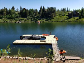 Private dock, boat not included