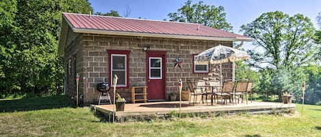 Pine River Vacation Rental | 1BR | 1BA | 624 Sq Ft | Single-Story Cabin