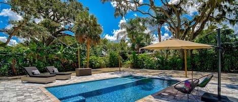 Welcome to Serenity of the Sea!  Beautiful backyard pool and in ground spa