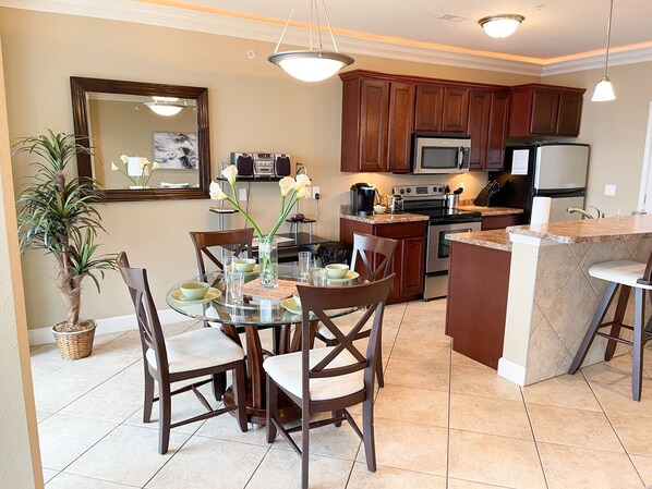 Gorgeous kitchen and dining room