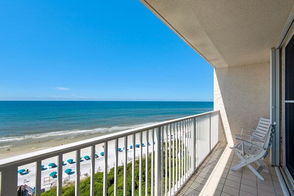 BeachCrest 703 - Watch the sunrise or sunset from your private balcony!