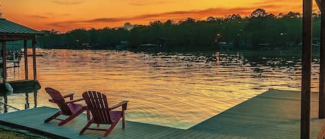 Dock View that was Featured on Visit Hot Springs!