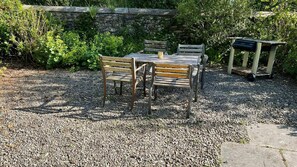 Outside dining area