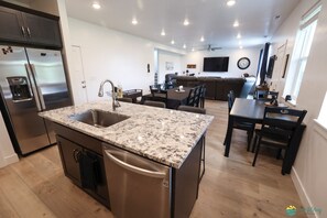 Large Kitchen & Gathering Area