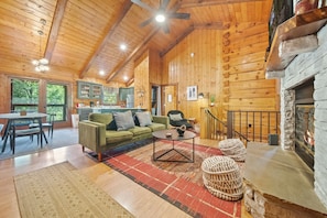 Spacious, welcoming view from the entrance.