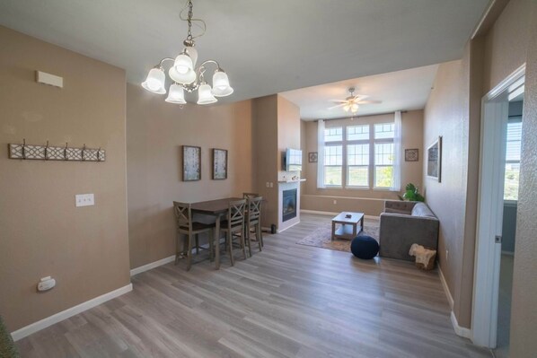 Spend your time unwinding in this roomy but cozy condo! 