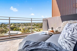 Amazing day bed and even better view!
Situated on generous main bedroom balcony