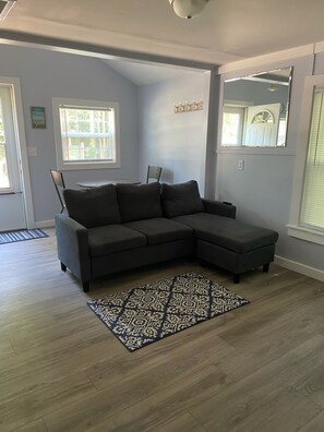 Mini sectional with dining area