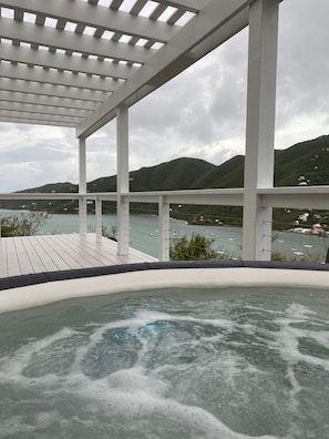 Enjoy the spectacular views from the hot tub (picture taken prior to added pool)