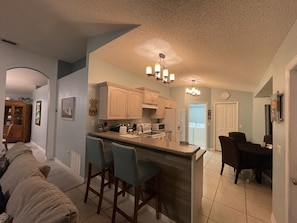 Fully stocked kitchen