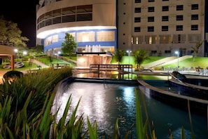 Front of property – evening/night