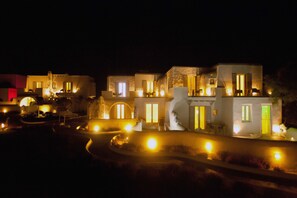 Front of property – evening/night