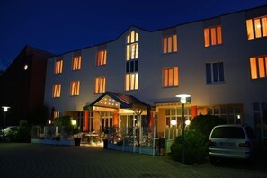 Front of property - evening/night