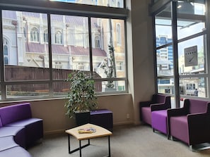 Interior entrance