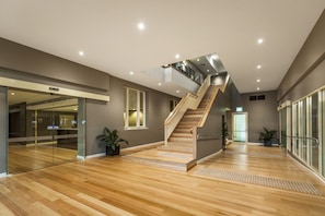 Interior entrance