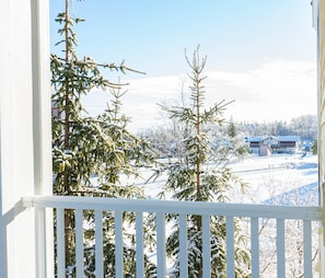Blick vom Balkon