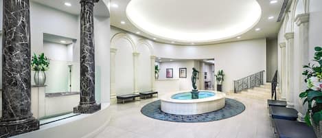 Interior entrance