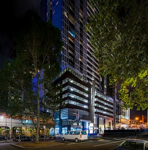 Front of property – evening/night