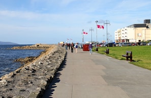 Utsikt mot havet/stranden
