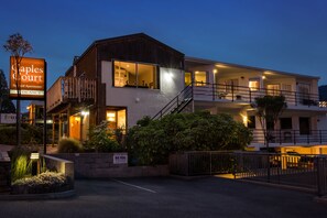 Front of property – evening/night