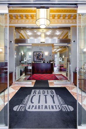 Interior entrance