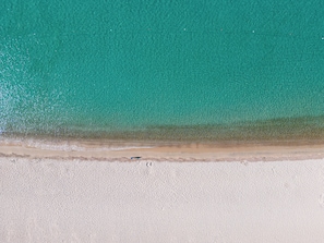Utsikt mot havet/stranden