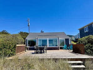 Full ocean view from deck!