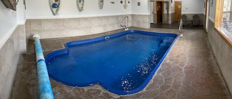 Lower level swimming pool room 
