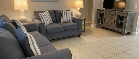 Living room with pullout Queen Sofa