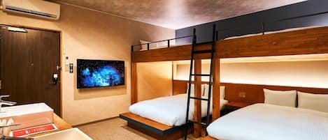 The bunk bedroom / floor can be used extensively, making it easy to open and close the suitcase.