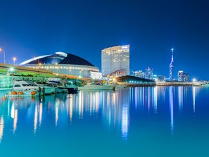 The bus stop for Fukuoka Tower is also within walking distance.