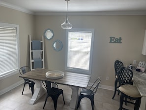 Dining area of kitchen