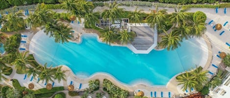 Aerial View of the Oasis Pool