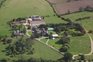 Aerial view of Red House Estate