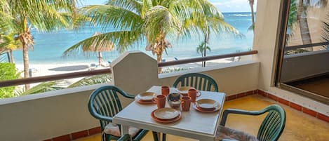 Outside dining area