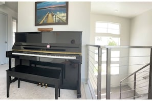 Upstairs piano 