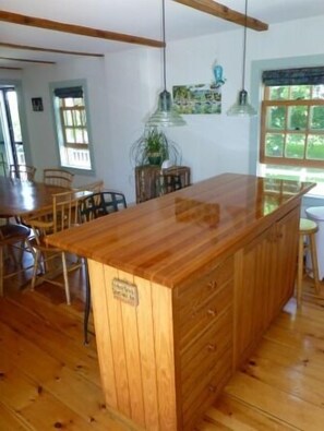 House is stocked with all kitchen utensils, oils,  spices and fresh herbs