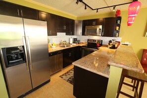 Beautifully remodeled kitchen that is fully stocked